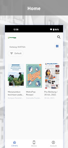 eLibrary SMPN 193 Jakarta Screen 2
