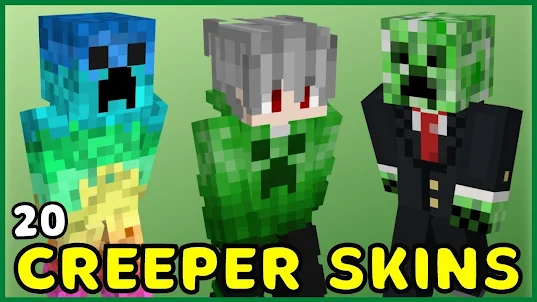 Creeper Skin Mod For MCPE