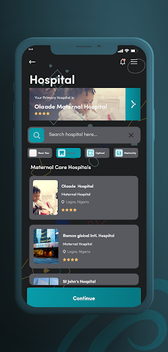 Android application Mitera Health screenshort