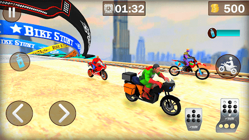 Android application Superhero Bike Stunt Racing 3D screenshort