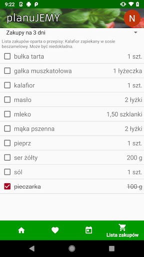 planuJEMY obiady inteligentnie Screen 2