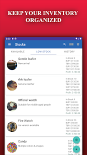 Store Manager: stock and sales Screenshot