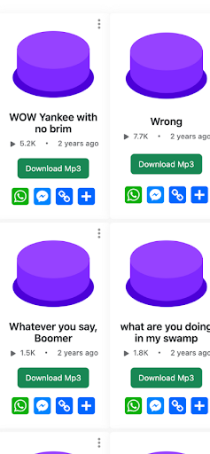 Soundboardly | MEME SOUNDBOARD Screen 2