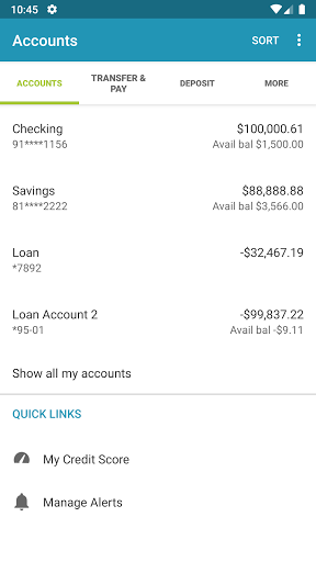 St. Dominic’s FCU Screen 3