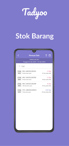 Tadyoo Pos Screen 3