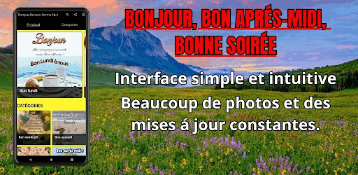 Android application Bonjour Bonsoir Bonne Nuit screenshort