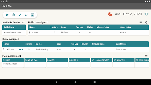 Zenith - Hunt Reporting Screen 3