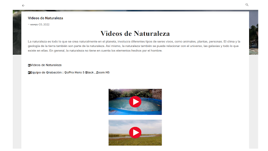 Screenshot 7 Videos y Fotos de Naturaleza android