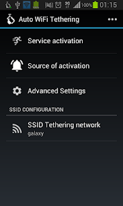 Auto WiFi Tethering Unknown