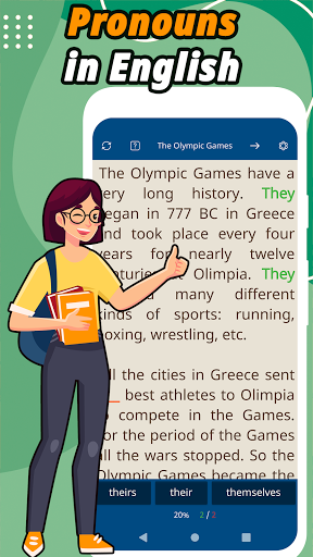 Android application Speak English: Learn Pronouns screenshort