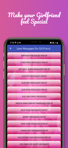 Love Messages for Girlfriend Screen 2