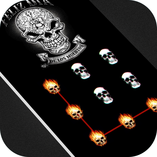 AppLock Theme Death Skeleton logo