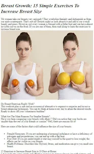 Breast Enlargement Exercises
