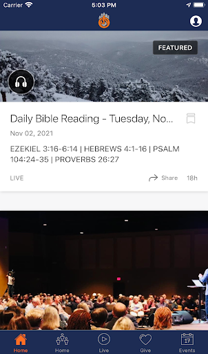 Android application Tampa Bay Church screenshort