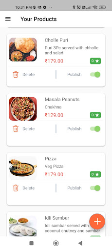 Eatsipy Restaurant Partner Screen 3
