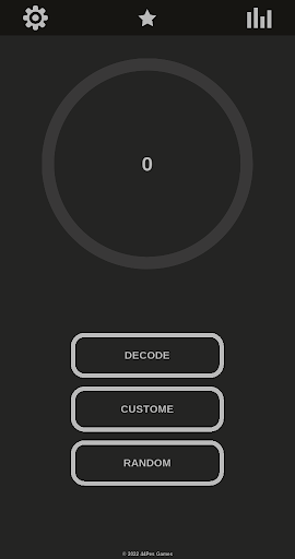 Android application Decoder Brain Training + screenshort