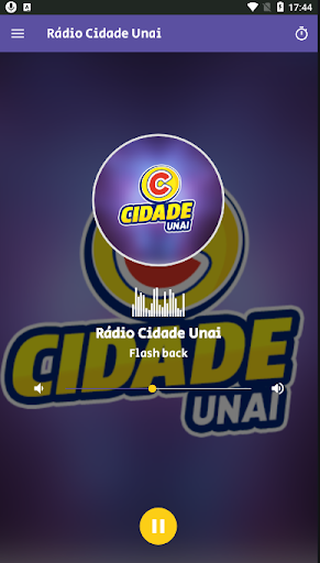 Android application Rádio Cidade Unai screenshort