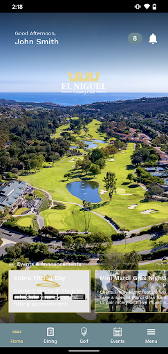 Android application El Niguel Country Club screenshort
