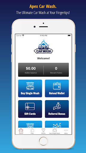 Android application Apex Car Wash screenshort