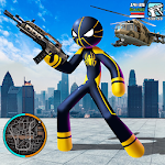 Cover Image of Descargar Neon Spider Stickman Rope Hero City Gangstar Crime 1.0 APK