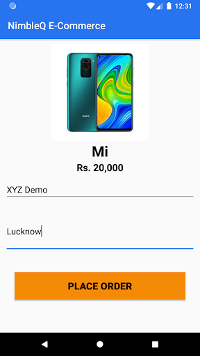 E-Commerce Demo By NimbleQ