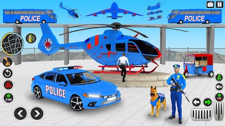 US Police Car Transport Games