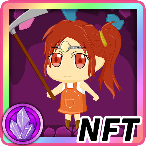 Mining Girl-Earn NFT Avatar  Icon