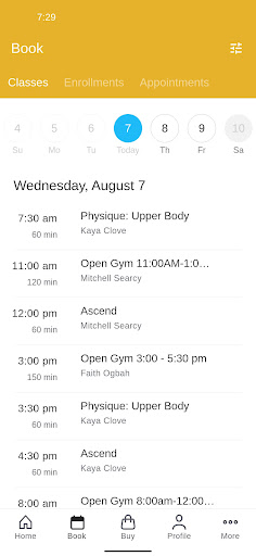 East Austin Athletic Club Screen 2