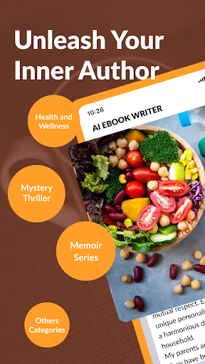 Android application AI Ebook Writer - Write a Book screenshort