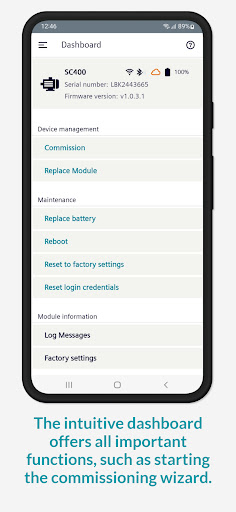SIDRIVE IQ Config Screen 2