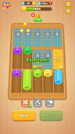 Coin Merge: Sort Puzzle screenshot 4