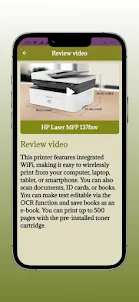 HP Laser MFP 137fnw Guide