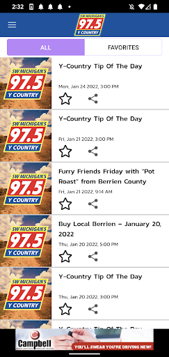 97.5 Y Country Screen 3