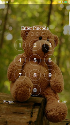 Teddy Bear Pin Lock Screen - Teddy Bear Wallpaper