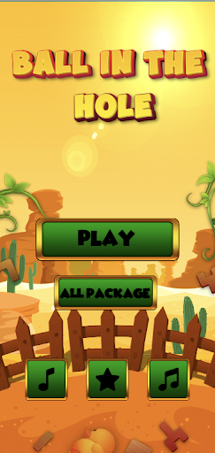 Android application Just get the Ball in the Hole screenshort