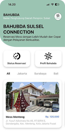 Android application Bahubda Connection screenshort