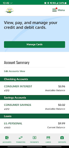 Iroquois Farmers State Bank Screen 3