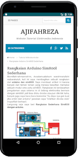 Ajifahreza.com Screen 2