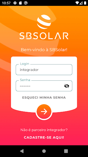 Android application SBSolar - Kits fotovoltaicos p screenshort