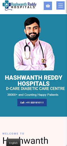 Android application Hashwanth Reddy Hospitals screenshort