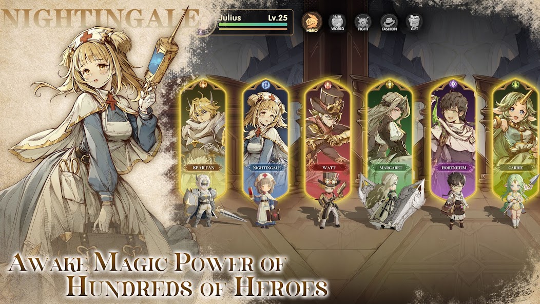 Magic Chronicle: Isekai RPG 1.0.8 APK + Mod (Remove ads / Mod speed) for Android