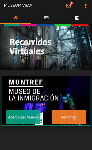 Android application Museum View MUNTREF screenshort