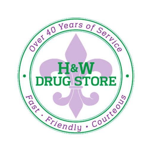 H and W Drug Store logo
