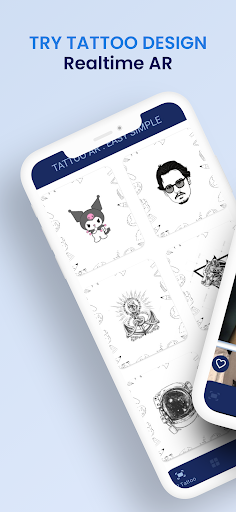 Android application Try Tattoo Design : AR screenshort