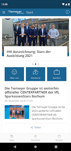 Android application Tiemeyer screenshort