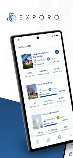 Android application EXPORO screenshort
