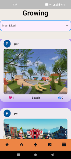 cene: create & promote content Screen 2