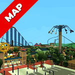 Cover Image of Download theme park map for roblox  APK
