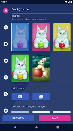 Android application Easter Rabbit Live Wallpaper screenshort