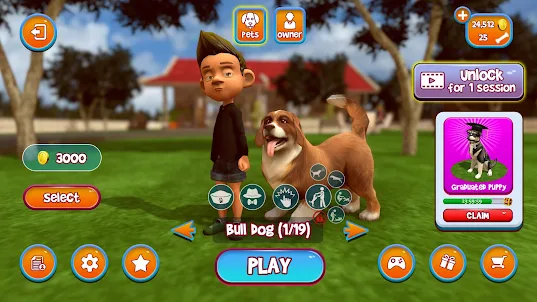 Virtual Pet Dog Simulator